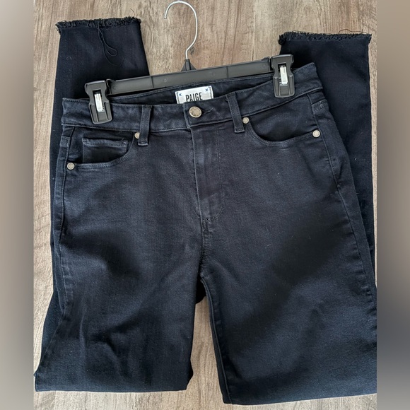 PAIGE Women's Black Skinny Jeans - Picture 3 of 7